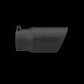Tip; 6in. O.D. Angled Rolled End 5in. inlet 12in. length; Black Coated-T5075BLK