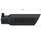 Tip; 3in. O.D. Dual Wall Angled 2in. inlet 12in. length-Black Coated - T5106BLK