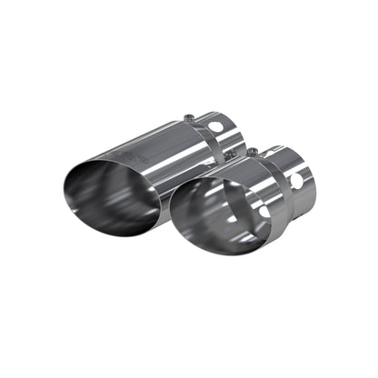 Fits 2011-24 Ford F-250 SD 4" inlet 5" Tip Cover Set-6 " and 9 " in length-T5111 - Exhaust Tips Car Part People