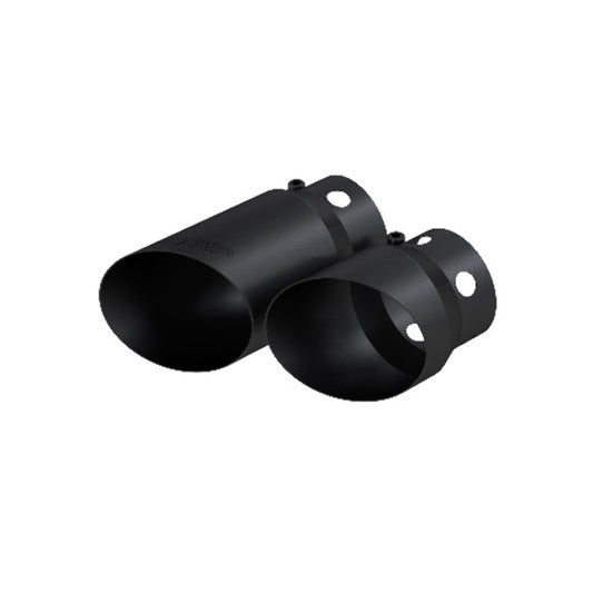 Fits 08-10 F-250 SD 4" inlet 5" Tip Cover Set-6 " and 9 " in length BLK-T5111BLK