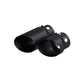 Fits 08-10 F-250 SD 4" inlet 5" Tip Cover Set-6 " and 9 " in length BLK-T5111BLK