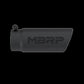 Tip; 4in. O.D. Angled Rolled End 3in. inlet 10in. length-Black Coated - T5112BLK