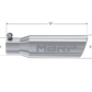 Tip; 3in. O.D. Angled Rolled End 2in. inlet 10in. length; T304 - T5113 - Exhaust Tips Car Part People