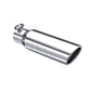 Tip; 3in. O.D. Angled Rolled End 2in. inlet 10in. length; T304 - T5113 - Exhaust Tips Car Part People