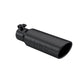 Tip; 3in. O.D. Angled Rolled End 2in. inlet 12in. length-Black Coated - T5113BLK