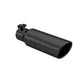 Tip; 3in. O.D. Angled Rolled End 2in. inlet 12in. length-Black Coated - T5113BLK