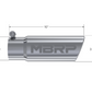 Tip; 3in. O.D. Angled Rolled End 3in. inlet 10in. length; T304 - T5115 - Exhaust Tips Car Part People