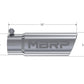 Tip; 3in. O.D. Angled Rolled End 3in. inlet 10in. length; T304 - T5115 - Exhaust Tips Car Part People
