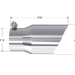 Tip; 4in. O.D.; Dual Wall Angled; 3in. inlet; 8in. length; T304 - T5122