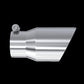 Tip; 4in. O.D.; Dual Wall Angled; 3in. inlet; 8in. length; T304 - T5122