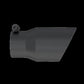 Tip; 4in. O.D.; Dual Wall Angled; 3in. inlet; 8in. length; Black - T5122BLK