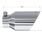 Tip; 4in. O.D.; Dual Wall Angled; 2in. inlet; 8in. length; T304 - T5123