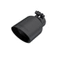 Tip; 4in. O.D.; Dual Wall Angled; 2in. inlet; 8in. length; Black - T5123BLK
