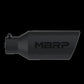 Tip; 7in. O.D.; Rolled End; 4in. inlet 18in. in length; Black - T5126BLK - Exhaust Tips Car Part People