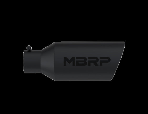 Tip; 7in. O.D.; Rolled End; 4in. inlet 18in. in length; Black - T5126BLK