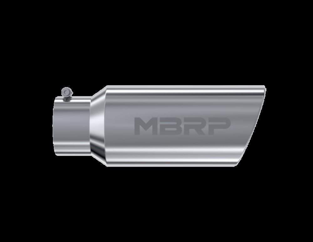 Tip; 7in. O.D.; Rolled End; 5in. inlet 18in. in length; T304 - T5127 - Exhaust Tips Car Part People