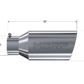 Tip; 8in. O.D.; Rolled End; 5in. inlet 18in. in length; T304 - T5129