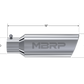 Tip; 6in. O.D.; Rolled end; 4in. inlet 18in. in length; T304 - T5130