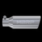 4" OD 2.5" inlet 12" length Angled cut Rolled End Clampless-no weld T304-T5150 - Exhaust Tips Car Part People