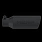 Tip; 4in. O.D.; Angled Rolled End; 2.5in. inlet; 12in. in length; Black-T5150BLK - Exhaust Tips Car Part People