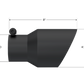 4.5" OD Dual Wall Angled Tip - T5151BLK