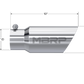 Tip; 4in. O.D.; Dual Wall Angled; 3in. inlet; 10in. length; T304 - T5156
