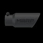 Tip; 4in. O.D.; Dual Wall Angled; 3in. inlet; 10in. length; Black - T5156BLK