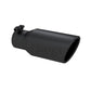 Tip; 4in. O.D. Angled Rolled End 2 3/4in. inlet 10in. length; Black - T5157BLK