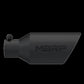 Tip 4 1/2" O.D. DW Angle Rolled End 2 1/2" inlet 11" in length Black-T5161BLK