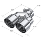 Tip; 4in OD Out; 3in ID; 9.87in Length; Single Wall; Carbon Fiber - T5182