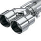 Tip; 4in OD Out; 3in ID; 9.87in Length; Single Wall; Carbon Fiber - T5182 - Exhaust Tips Car Part People