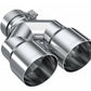 Tip; 4in OD Out; 3in ID; 9.87in Length; Single Wall; Carbon Fiber - T5183 - Exhaust Tips Car Part People