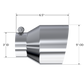 Tip; 5in OD Out; 3in ID; 6.5in Length; Angle Cut; Single Wall; T304 - T5184