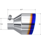 Tip; 5in OD Out; 2.5in ID; 6.5in Length; Angle Cut; Single Wall; T304 BE-T5190BE