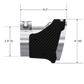 Fits 18-21 Kia Stinger Quad Tips 4" OD/2.5" ID Dual Wall Carbon Fiber-T5195CF