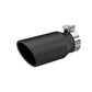 4.5in. OD; 3.2in. inlet; 10in. in length; Angled cut Rolled End; BLK - T5196BLK