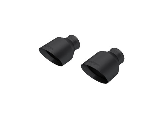 Fits 15-16 Charger 5" OD SEC 70 inlet 7.7" Dual Wall Angle Cut BLK-T5197BLK