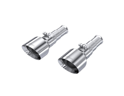 2019-2024 Ram 1500 Big Horn 5" OD Dual Wall Angle Cut Exhaust Tips-T5199