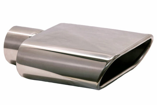 2.5" ID X6.5X2.5"X 8.5" Rolled Edge Slant Cut stainless steel T815