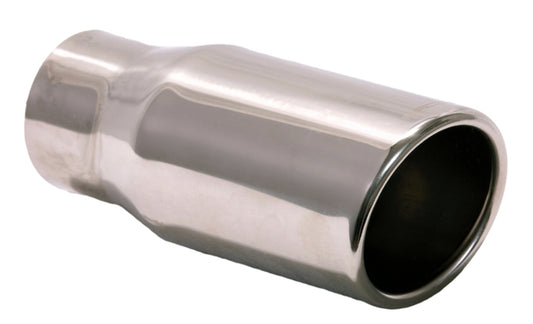 Rolled Edge Slant Cut Stainless Steel Tip-T819