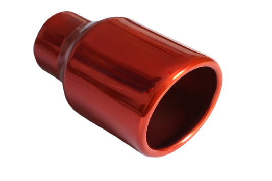 Rolled Edge Slant Cut Stainless Steel Tip Powered Coated Orange-T819OJ