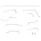 1951-55 Chevrolet 1/2 Ton Truck Rear Axle Brake Line Long Bed Steel - TCK5102SS