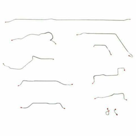 1971 Chevrolet C10 Rear Axle Brake Line Long Bed Power Coil - TCK7100SS