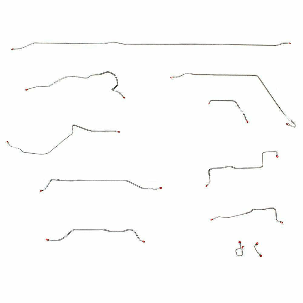 98 Windstar 10pc; Complete Brake Line Kit; Steel; Fine Lines TCK9501OM - Brake Hoses Car Part People