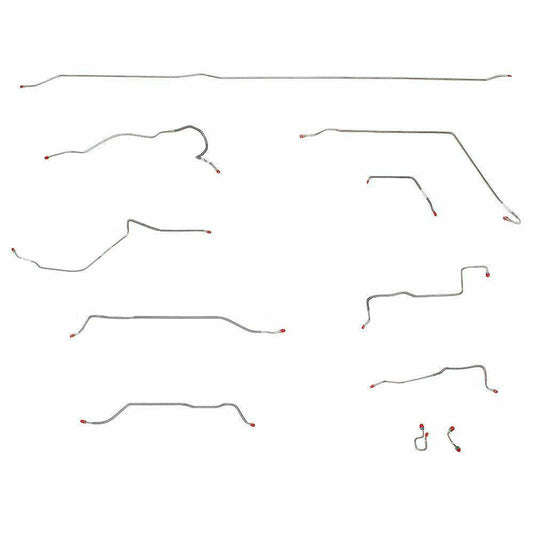 98 Windstar 10pc; Complete Brake Line Kit; Steel; Fine Lines TCK9501OM - Brake Hoses Car Part People