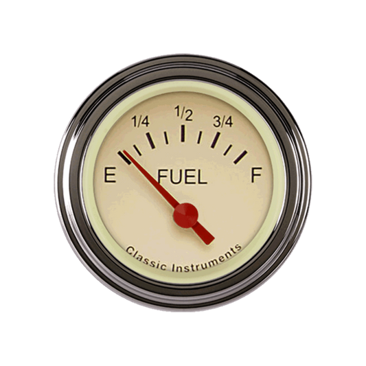 Tetra Series, Tan Fuel Gauge 240-33 TE09TSLF