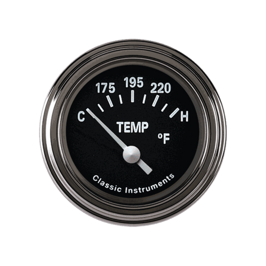 Tetra Series, Black Temp Gauge TE26BSLF