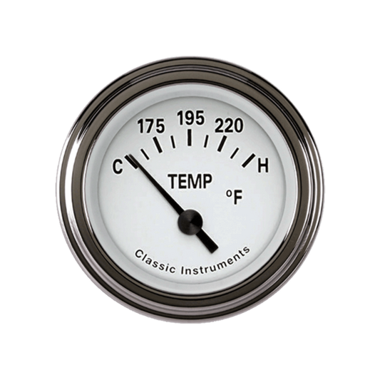 Tetra Series, White Temp Gauge TE26WSLF