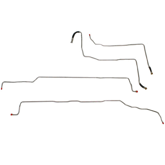 2004-07 GMC Sierra Fuel Line Kit Extended Cab Short Bed V8 Steel TGL0402OM - Pre-Bent Fuel Lines Car Part People