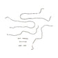 2004-10 Chevrolet Silverado HD Gas Fuel Line Kit Extended Cab Stainless TGL0404SS